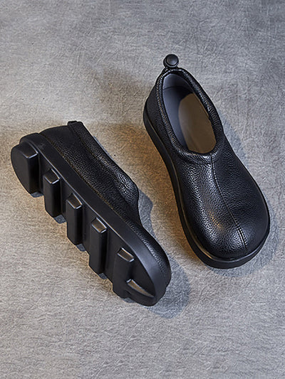 Women Casual Summer Soft Leather Shoes