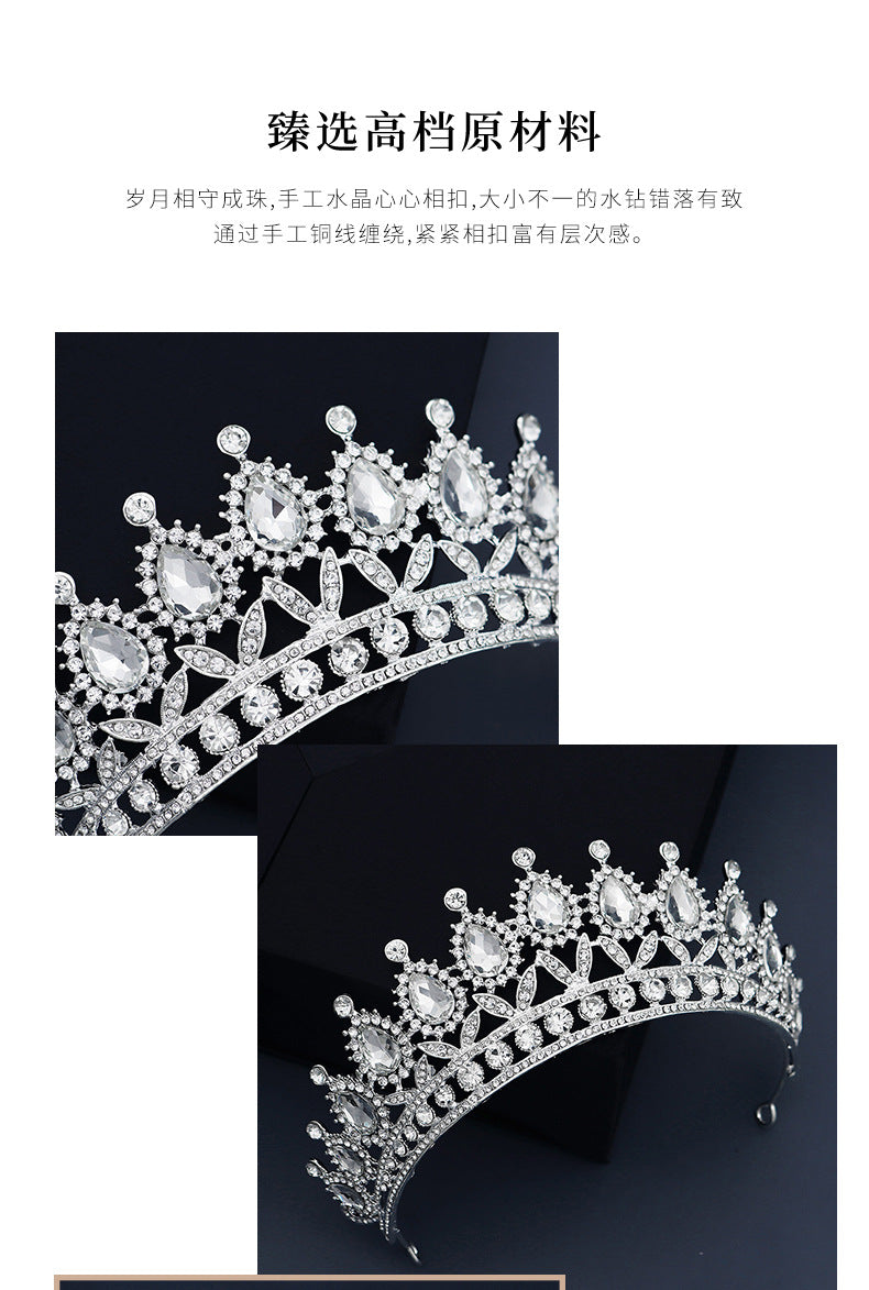 women's fashion crown rhinestone diamond