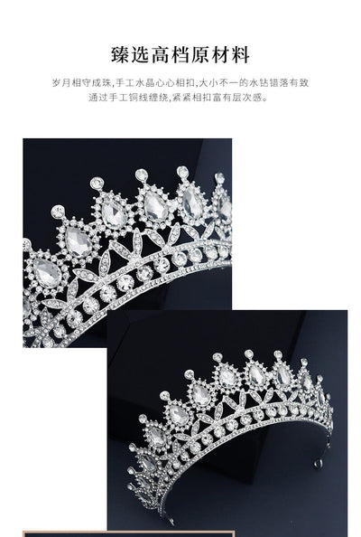 women's fashion crown rhinestone diamond