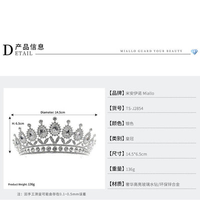 women's fashion crown rhinestone diamond