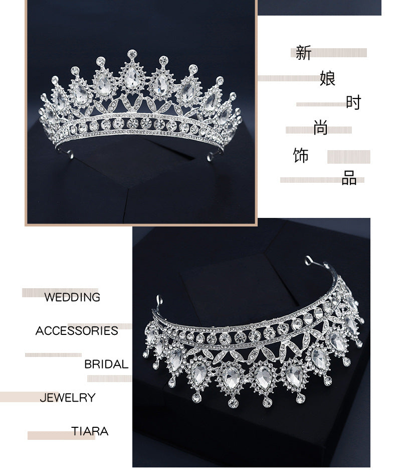 women's fashion crown rhinestone diamond