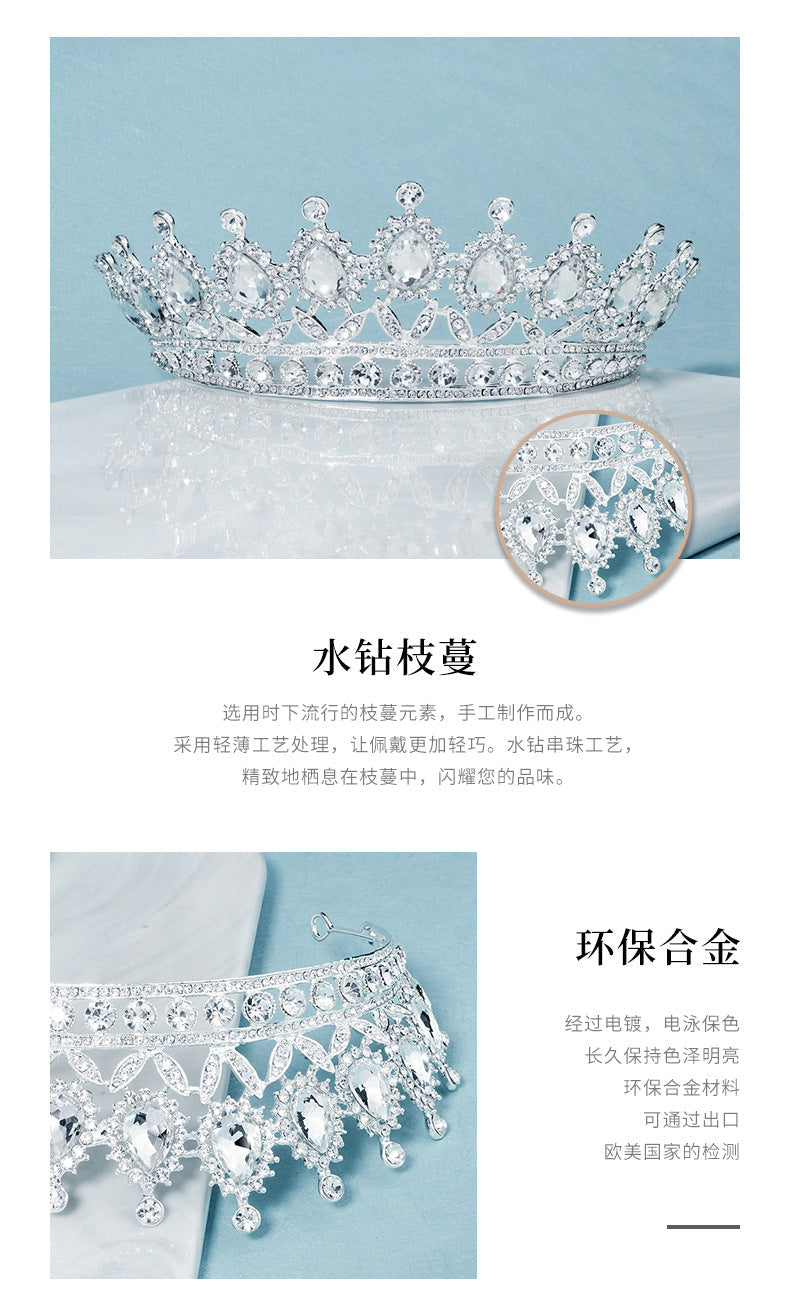 women's fashion crown rhinestone diamond