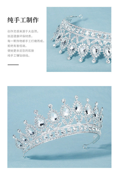 women's fashion crown rhinestone diamond