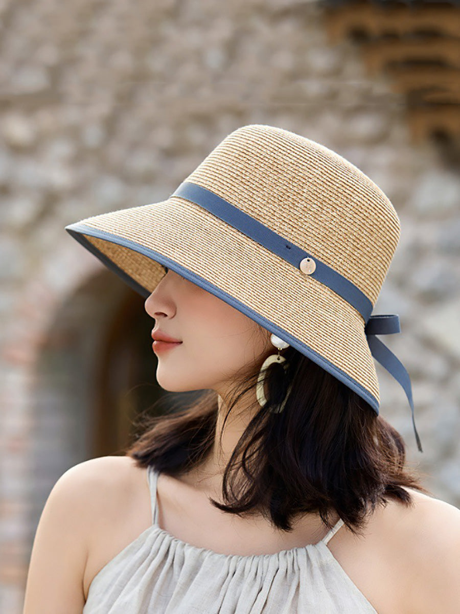 Women Fashion Summer Straw Sun Hat
