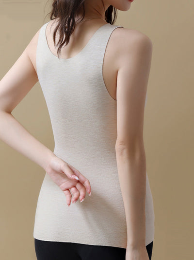 Women Winter Warm V-Neck Lace With Bra Pad Base