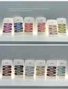 simple style water droplets metal plating hair clip 1 set