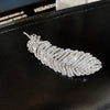 fashion heart shape butterfly snowflake imitation pearl alloy inlay rhinestones hair clip 1 piece
