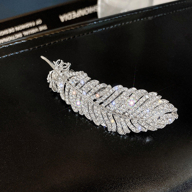 fashion heart shape butterfly snowflake imitation pearl alloy inlay rhinestones hair clip 1 piece