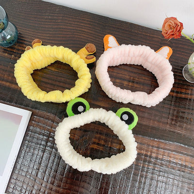 korean cute rabbit ears  plush hairband