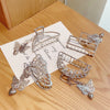 butterfly metal geometric hollow hair clip