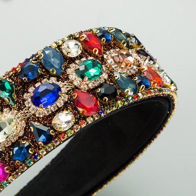 new fashion geometric water drop drill headband