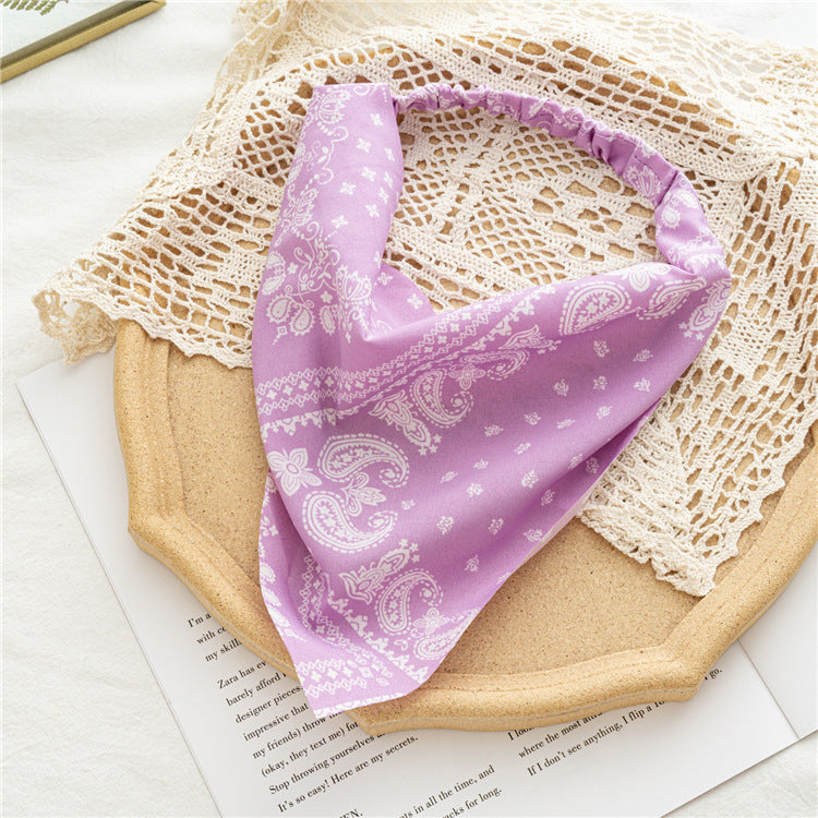 fashion flower cloth printing kerchief 1 piece