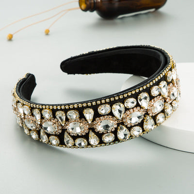 new fashion geometric water drop drill headband