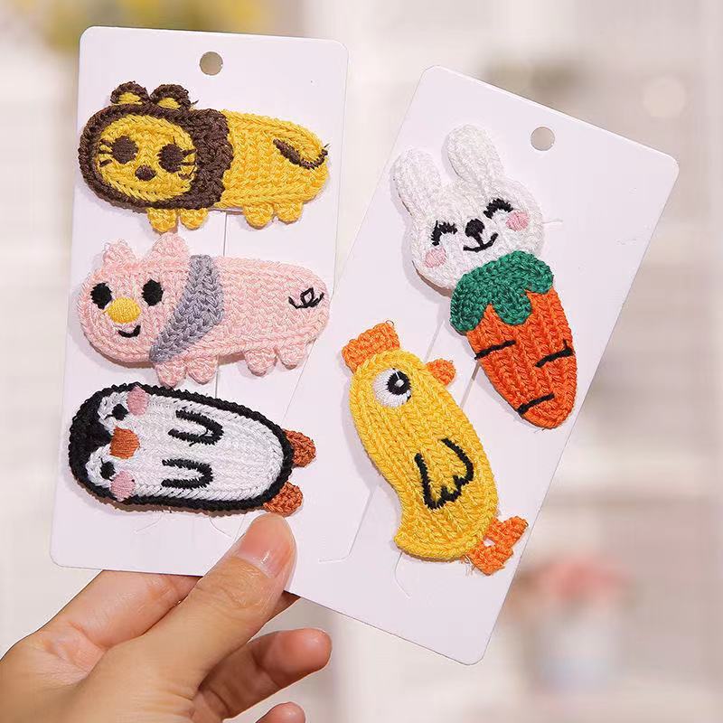 Kid'S Cute Animal Knit Hair Clip