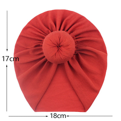 fashion solid color pom poms baby clothes