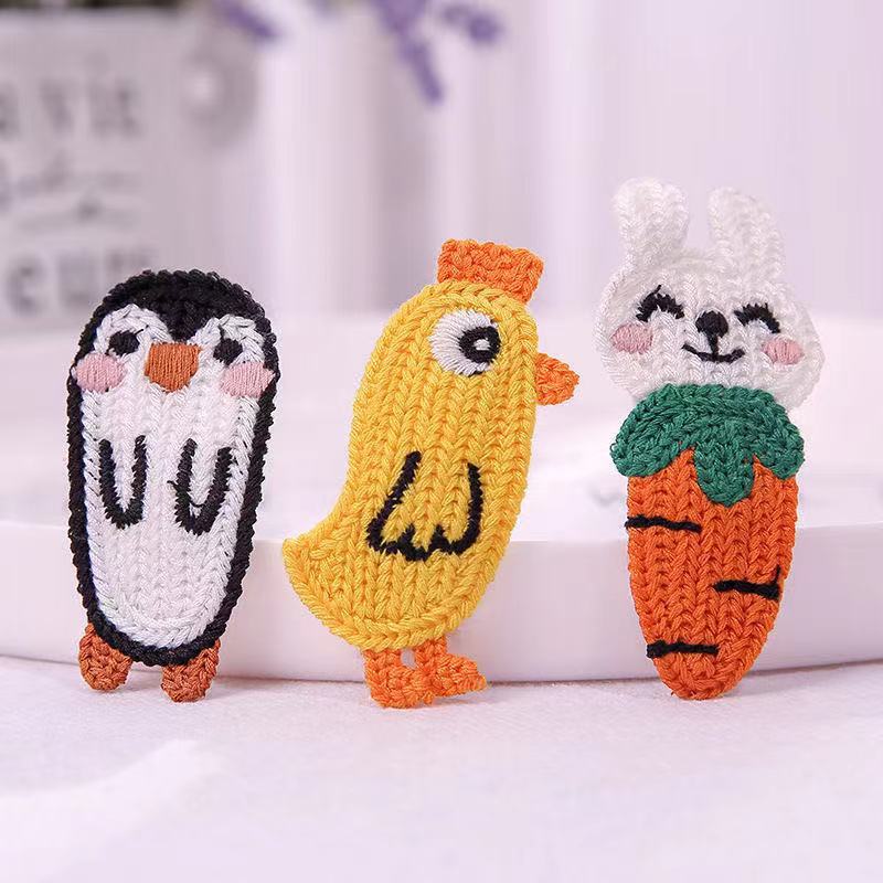 Kid'S Cute Animal Knit Hair Clip