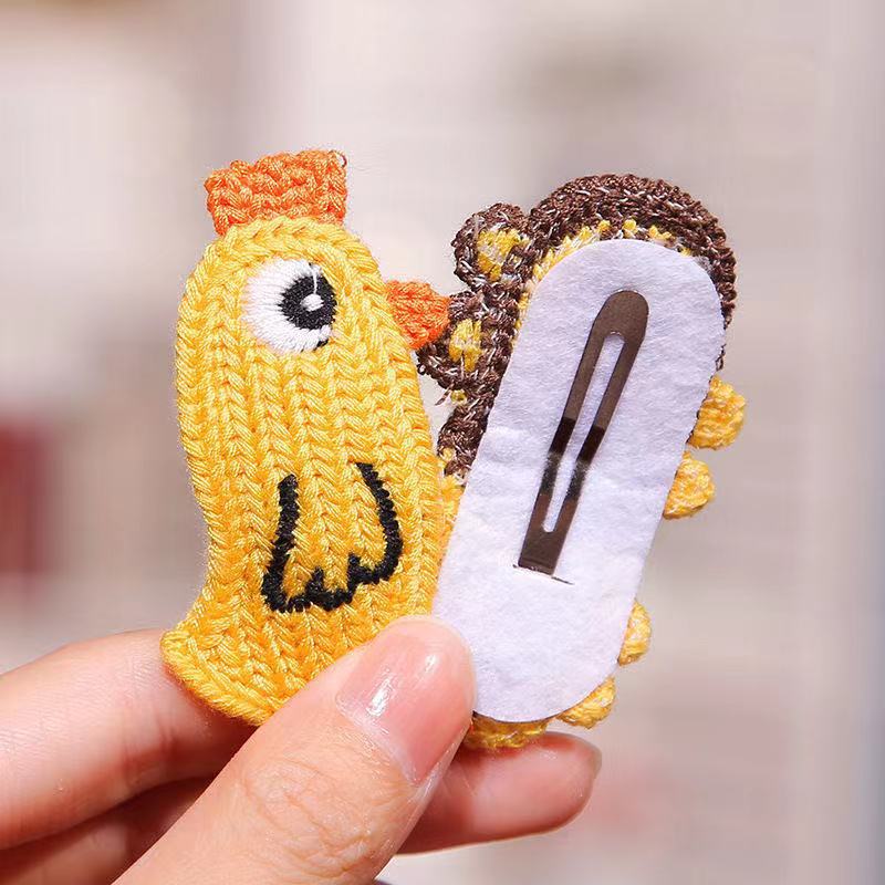 Kid'S Cute Animal Knit Hair Clip