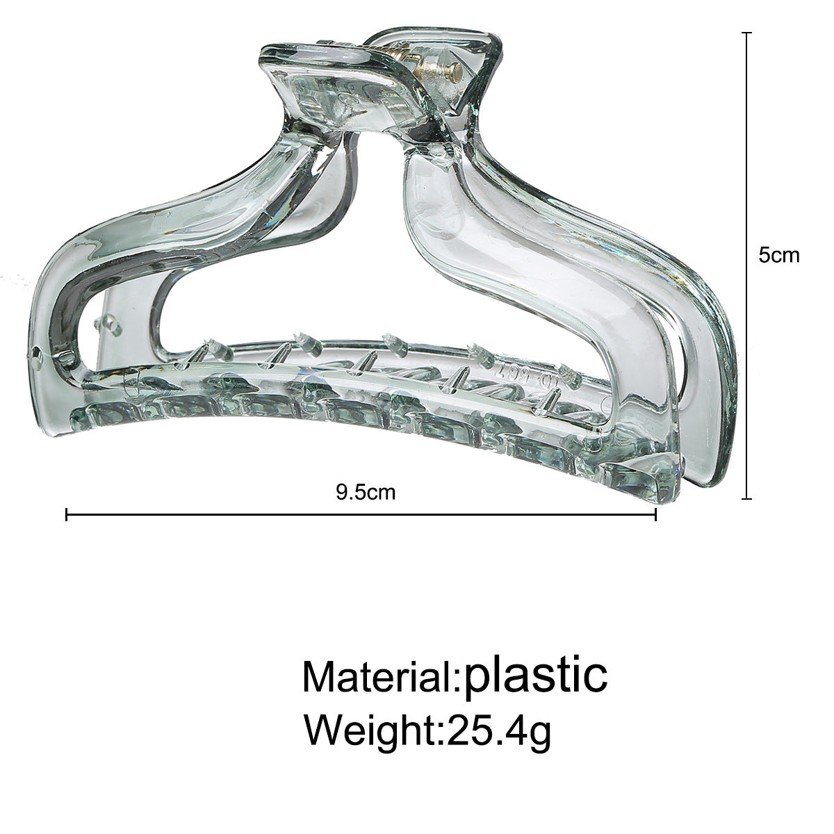 simple crystal transparent hairpin