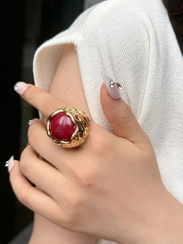 Geometric Shiny Rings Accessories