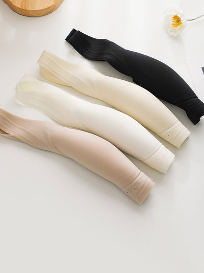 Women Summer Casual Pure Color Satin Seamless Bra