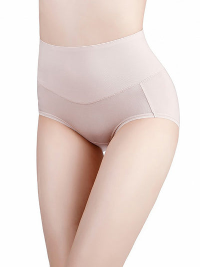 5 Pieces Summer Women Pure Color High Waist Underwear
