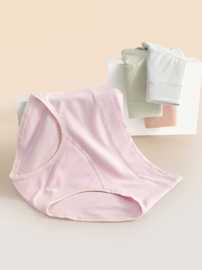 7 Pieces Summer Women Casual Pure Color Underwear