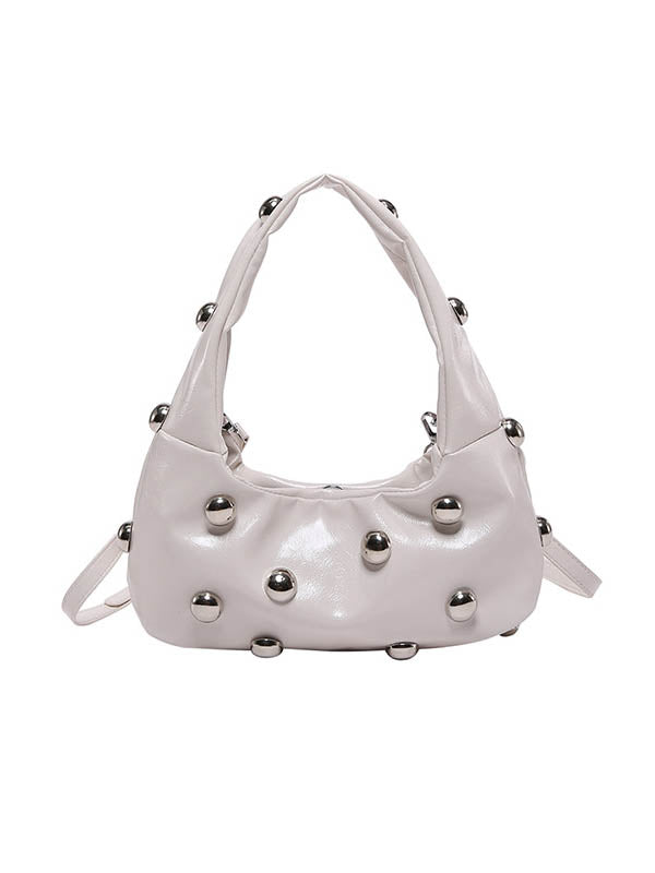 Geometric Rivet Handbags Shoulder Bags