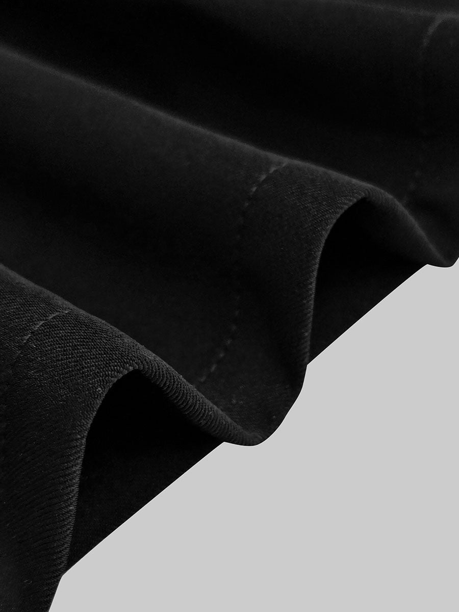 High Waisted Loose Pleated Solid Color Pants