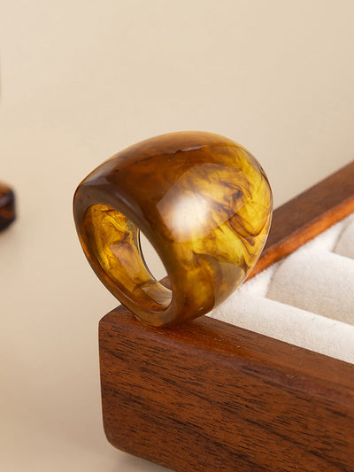 Irregularity Geometric Shiny Rings Accessories