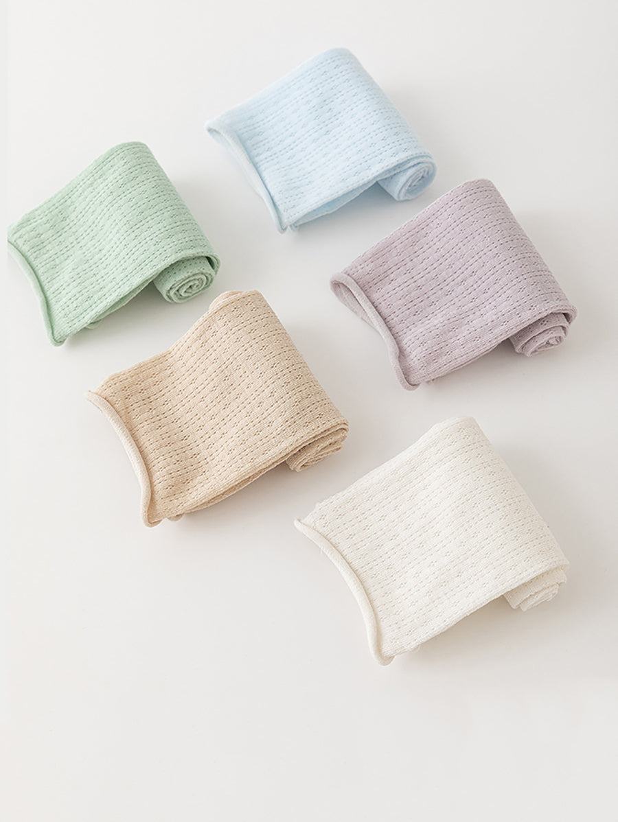 6 Pairs Women Summer Casual Pure Color Socks