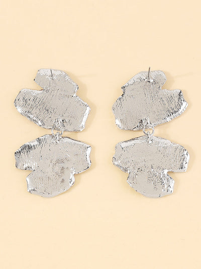 Geometric Solid Color Drop Earrings Earrings Accessories