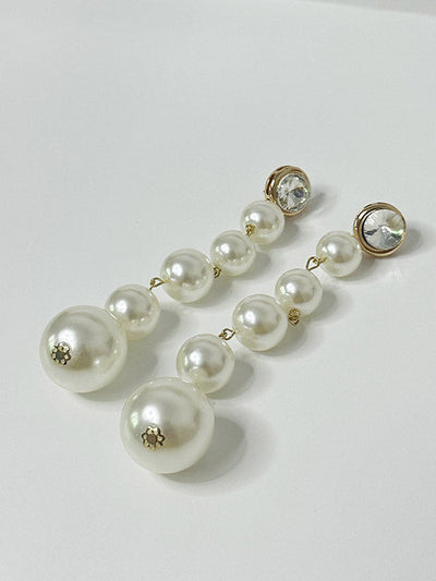 Beaded Geometric Shiny Earrings Accessories