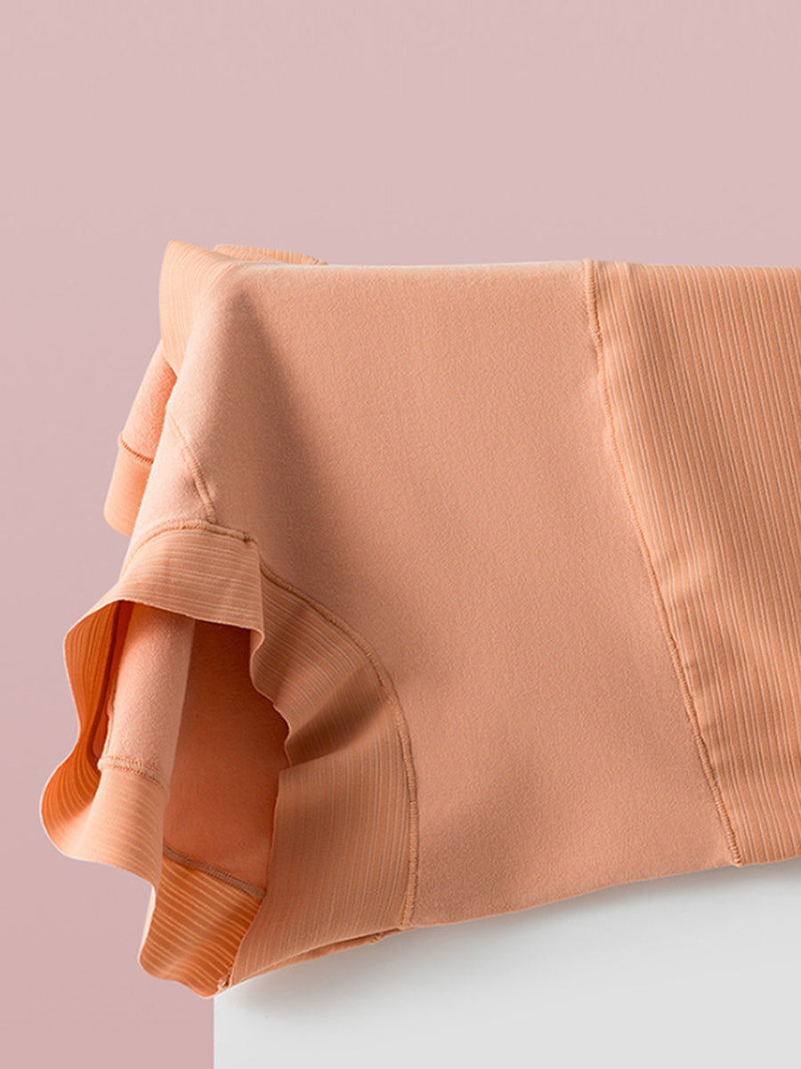 5 Pieces Summer Women Pure Color High Waist Cotton Underwear