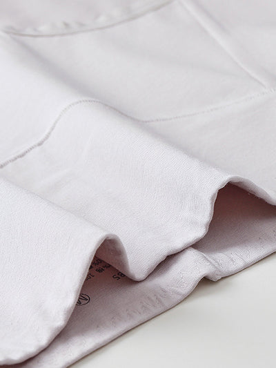 7 Pieces Women Casual Pure Color Hgh Wiast Underwear