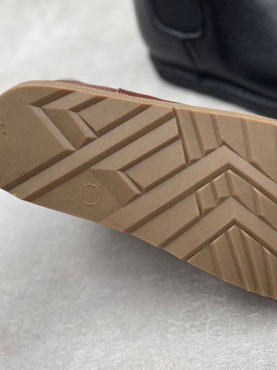 Women Vintage Winter Genuine Leather Chelsea Boots