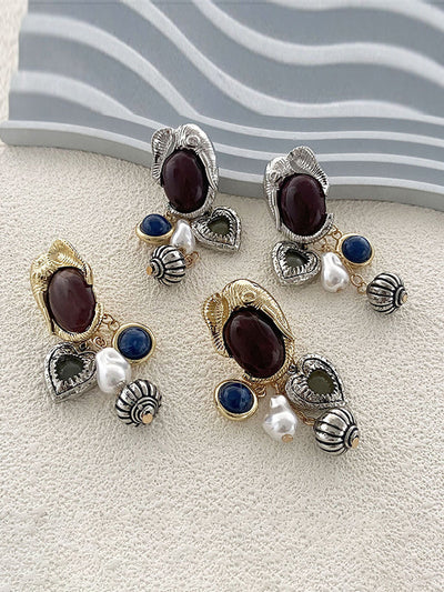 Geometric Shiny Earrings Accessories