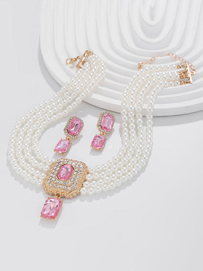 Geometric Drop Earrings Necklaces Accessories