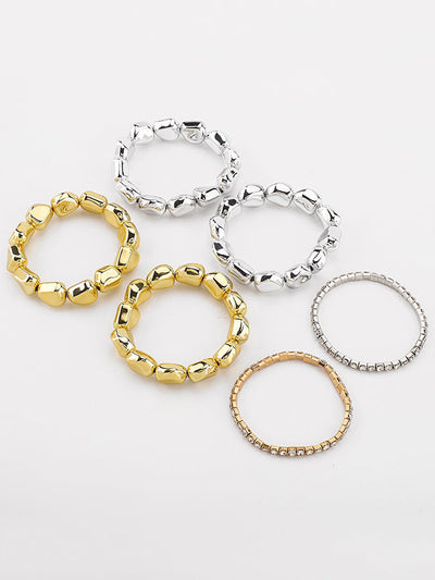 Normcore Geometric Rhine Stones Bracelet Accessories