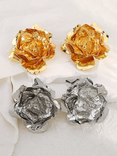 Flower Shape Drop Earrings