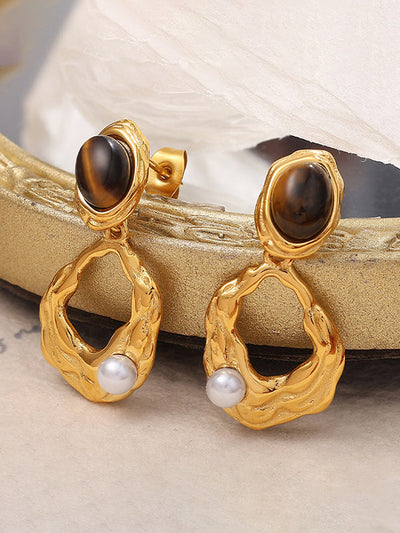 Geometric Drop Earrings