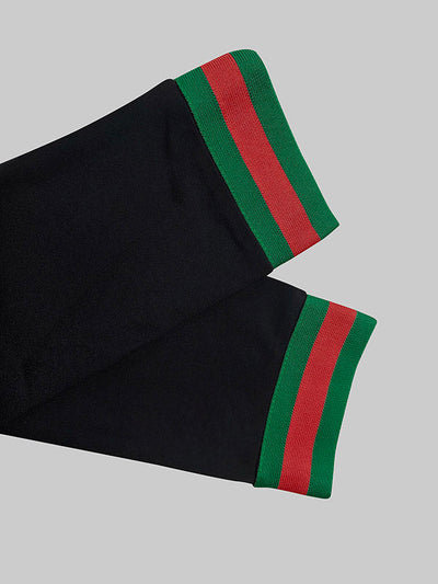 Long Sleeves Striped Deep V-Neck Mini Dresses