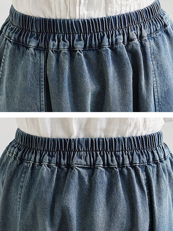 Loose Elasticity Gradient Skirts