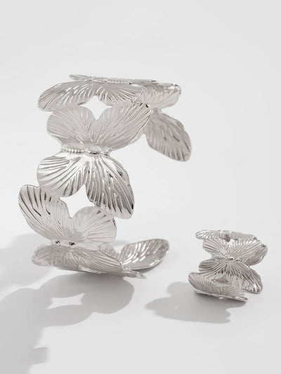 Flower Shape Geometric Bracelet Accessories Rings Accessories