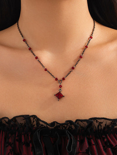 Geometric Tasseled Necklaces Accessories