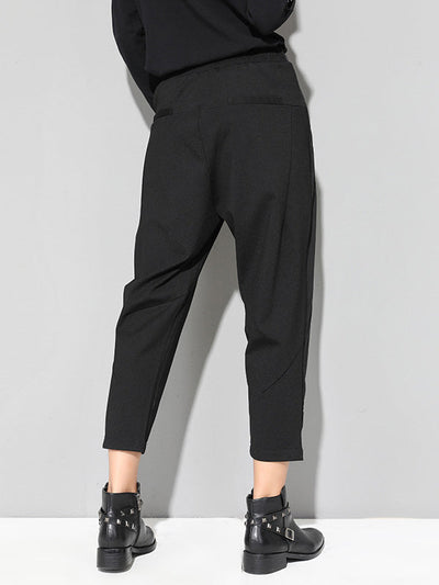 Leisure Fashion Irregularity Solid Color Harem Pants