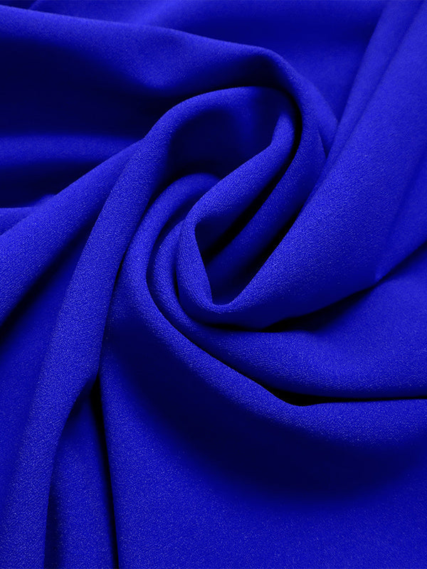 Long Sleeves Floral Printed Blouse + Split-Back Solid Color Skirt Two Pieces Set