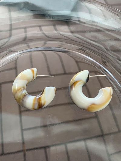 Simple Chic 10 Colors Acrylic Geometric Earrings