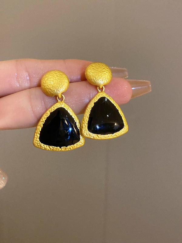 Geometric Drop Earrings