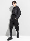 Stylish Solid Elasticity Harem Pants