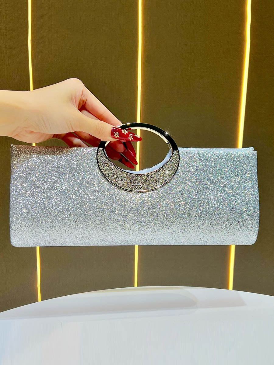 Chains Rhine Stones Sequined Evening Bags & Clutches Handbags
